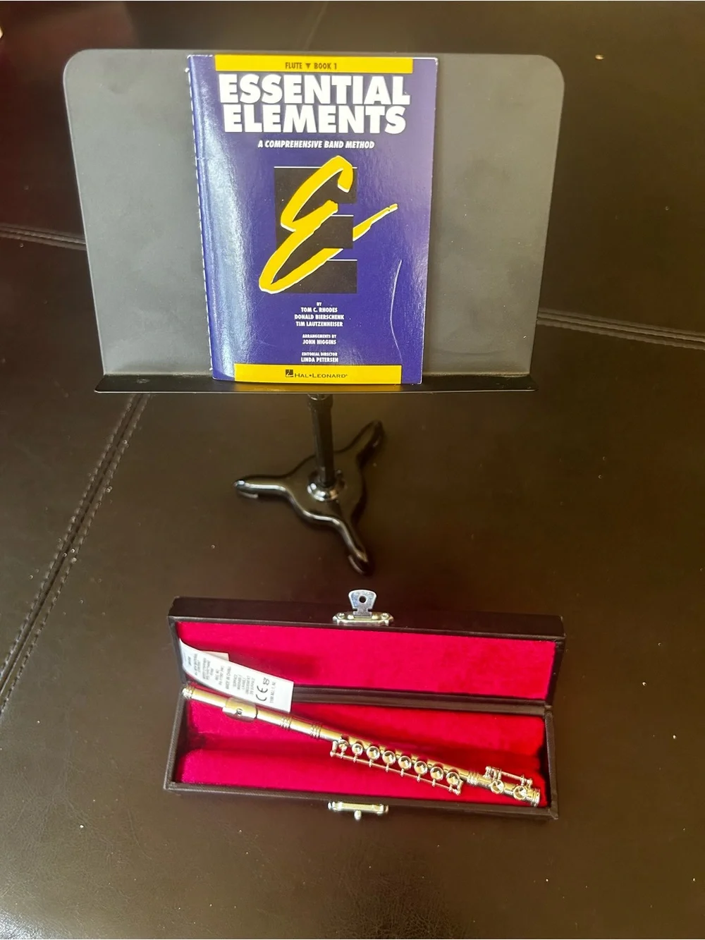 American Girl Doll Flute and Stand Set